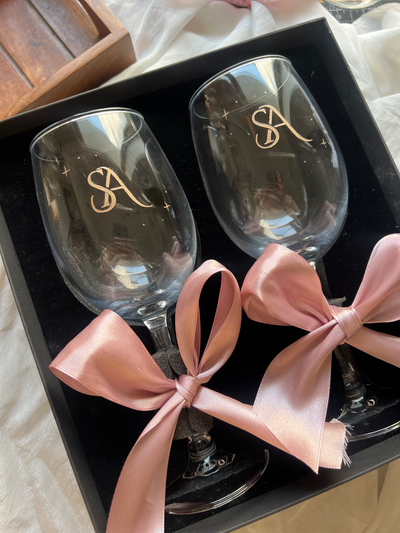 Personalised Wine Glasses image 0